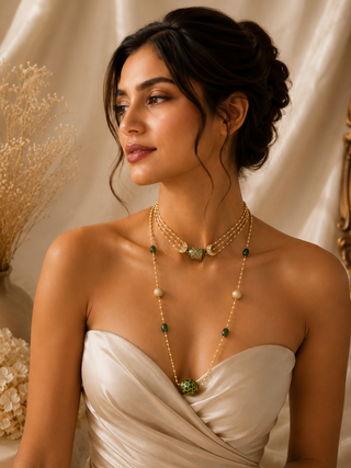 Wander In Green Necklace