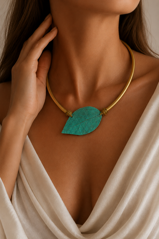 Teal-ful Chaos Necklace