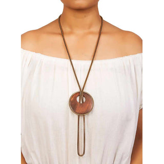 PLAIN CIRCLE NECKLACE (RJN1152) image 1