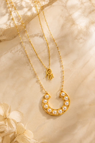 Crescent Love Necklace