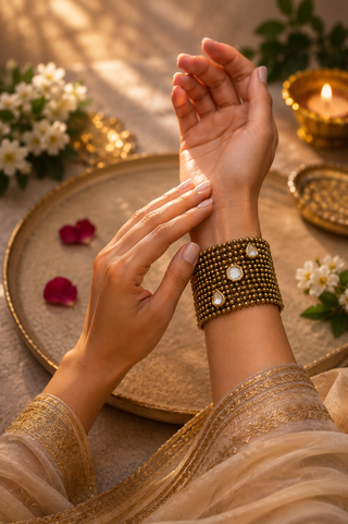 Festive Edit Kundan Cuff