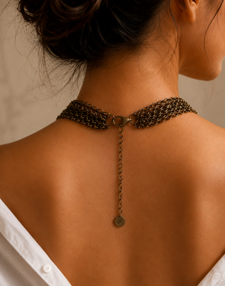 Crown & Coin Necklace