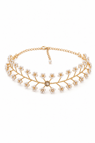 Pearl Choker Cum Hairband