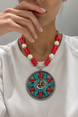 Sunburst Story Necklace