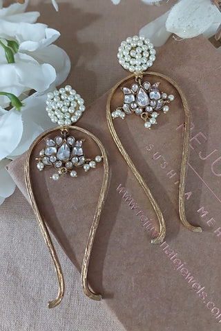 Jinitha In Arc Statement Earrings