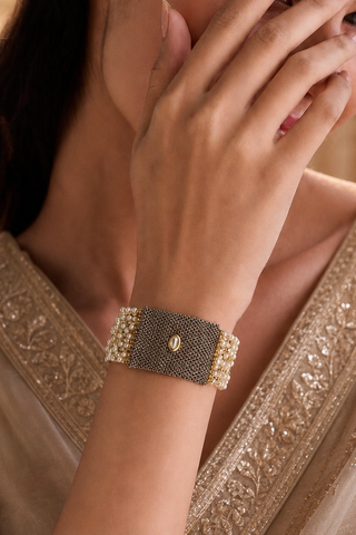 Pearl Mesh Bracelet