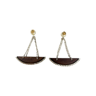 Wood & Float Earrings