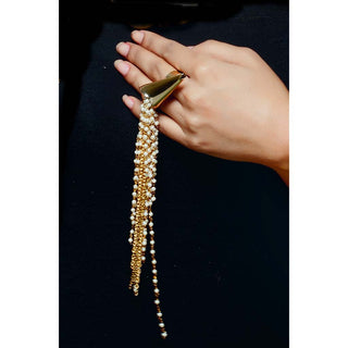 HANGING PEARL RING (RJR232) image 0