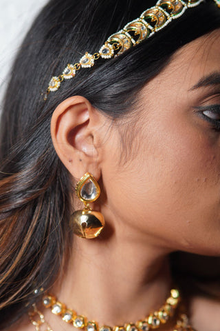 Ghunghroo And Kundan Earrings (RJE1353) image 0