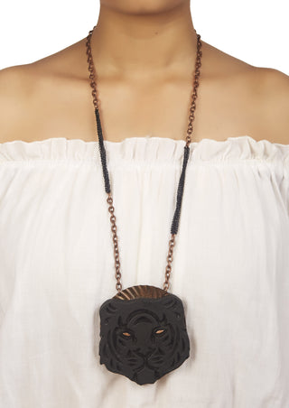 TIGER LONG NECKLACE (RJN1230) image 1