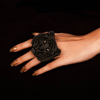 FEARLESS TIGER FINGER RING (RJR307) image 1