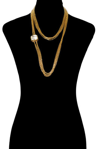 QUIRKY CRYSTAL BODYCHAIN (RJMBJ37) image 5