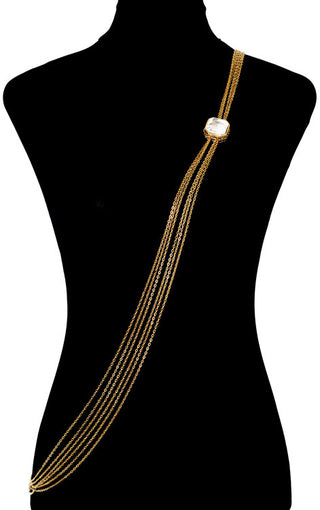 QUIRKY CRYSTAL BODYCHAIN (RJMBJ37) image 2