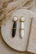 Black & White Earrings