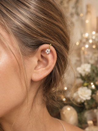 Pearls Before Plans Nosepin/Earcuff