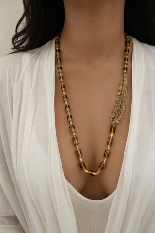Drama On The Side Necklace
