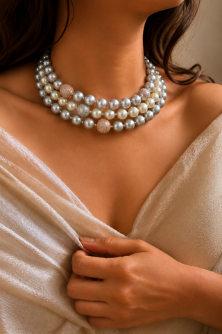 Choke Me Pearly Necklace