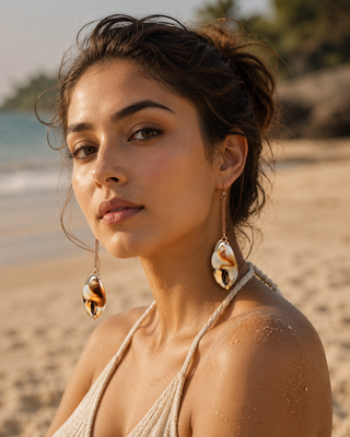 Mismatched Ocean Earrings