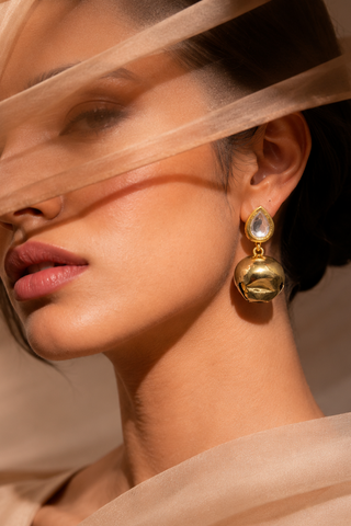 Kundan Drop Drama Earrings