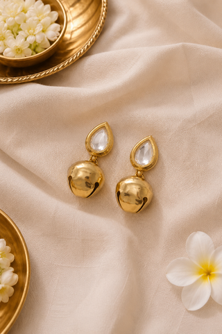 Kundan Drop Drama Earrings