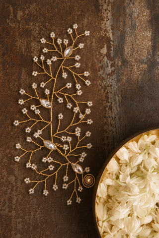 Pearls in Full Bloom Earcuff