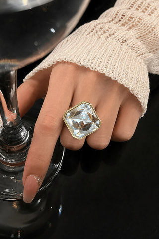 Crystal Clear Intentions Ring
