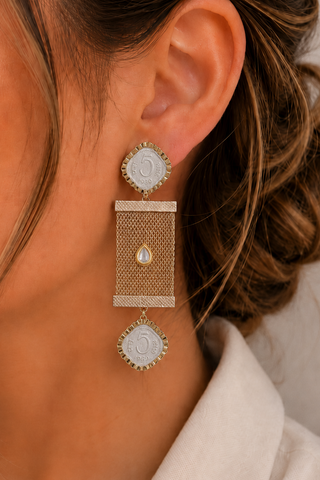 Dressed Up Coin Earrings