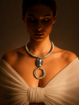 Smoky Orbit Necklace