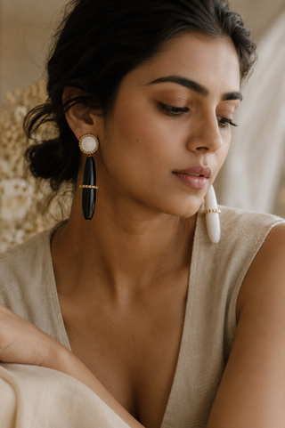 Black & White Earrings