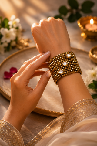 Festive Edit Kundan Cuff