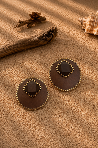 Rhea Kapoor In Twice the Wood Earrings