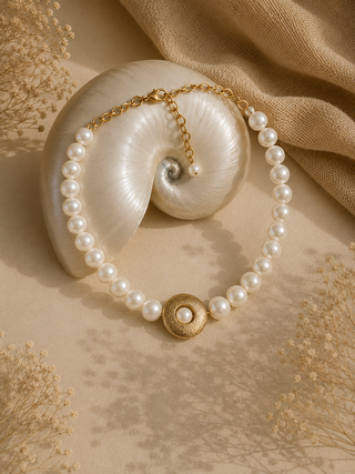 Neha Dhupia In Bloom & Pearl Choker