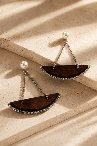 Wood & Float Earrings
