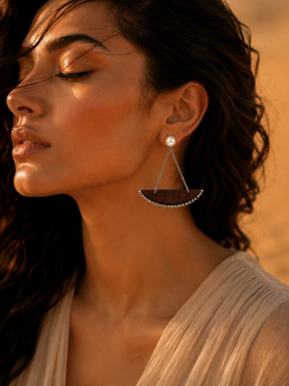 Wood & Float Earrings