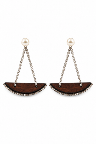 Wood & Float Earrings