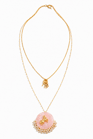 Charmed & Pearled Necklace