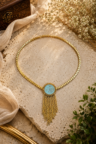 Teal the Show Necklace