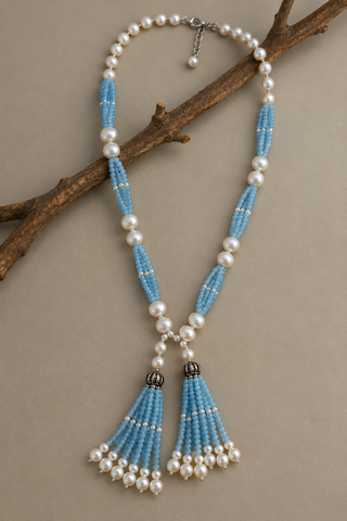Blue Riwaaz Necklace