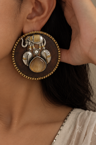 Gajraj Love earrings
