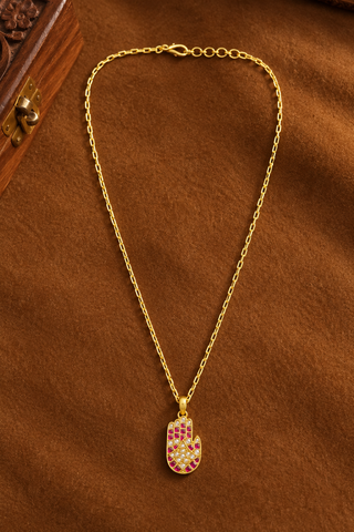 Hamsa Nazar Necklace
