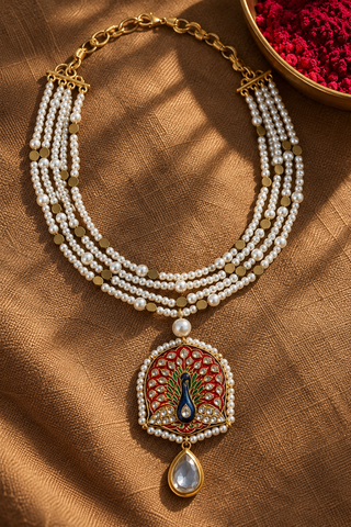 Festive Mor Necklace