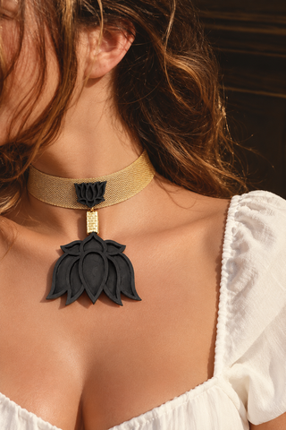 The Rooted Lotus Choker