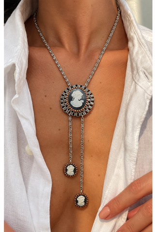 Cameo After Dark Necklace