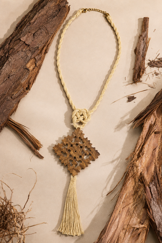 Tassel Me Timber Necklace