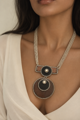 Wooden You Gasp Necklace