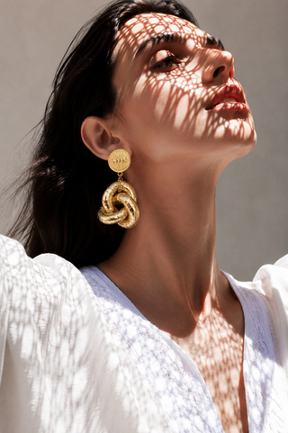 Knot your Average Gold Earrings