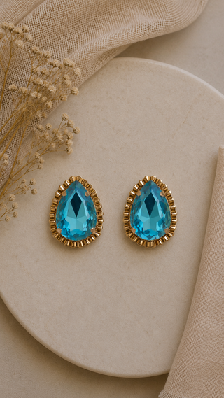 Neha Shetty In Crystal Clear Intension Earrings