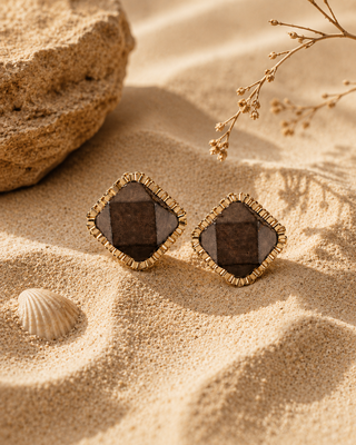 Kritika Kamra In Wood You Be Mine Earrings