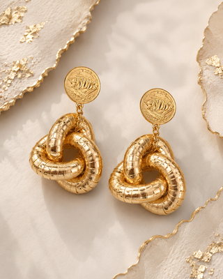 Knot your Average Gold Earrings
