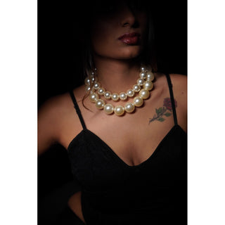 Diipa Khosla in Double Strand Pearl Necklace
